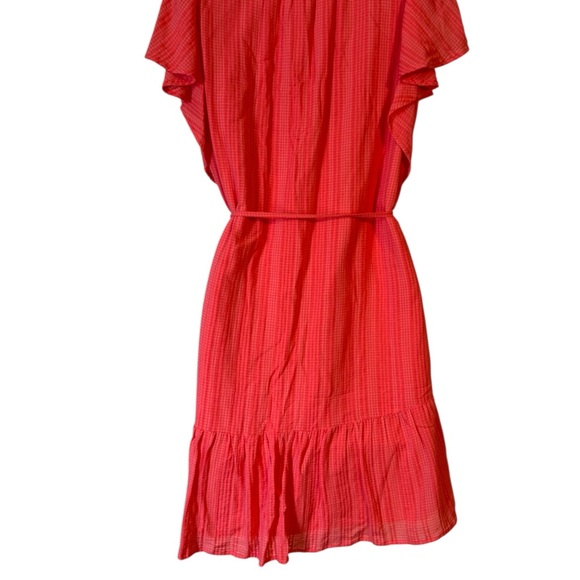 ANN TAYLOR LOFT SUMMER FRESS w/FLUTTER SLEEVES MEDIUM/PETITE #Cl - Picture 6 of 7